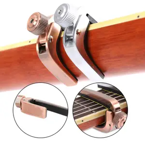 Alice A007J Adjustable Roller Metal Guitar Capo Clamp For Acoustic Electric Guitar Gold/Copper/Bronze