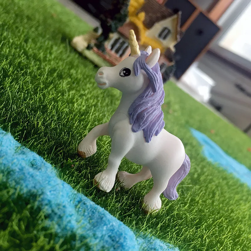 Миниатюрное Радужное украшение для торта флаг единорога Пегас единорог вечерние