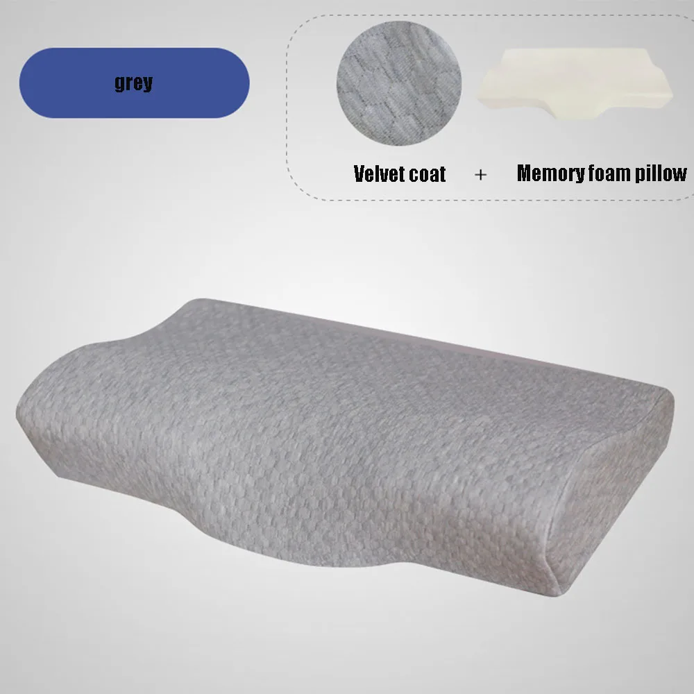 Подушка Ортопедическая из пены с эффектом памяти 50x30 см | Дом и сад