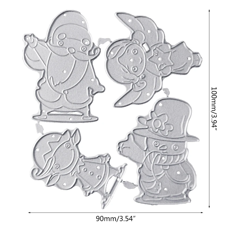 

Santa Claus Embossing DIY Stencil Carbon Steel Mould, Album Paper Card Making Printing Mould for Scrapbooking