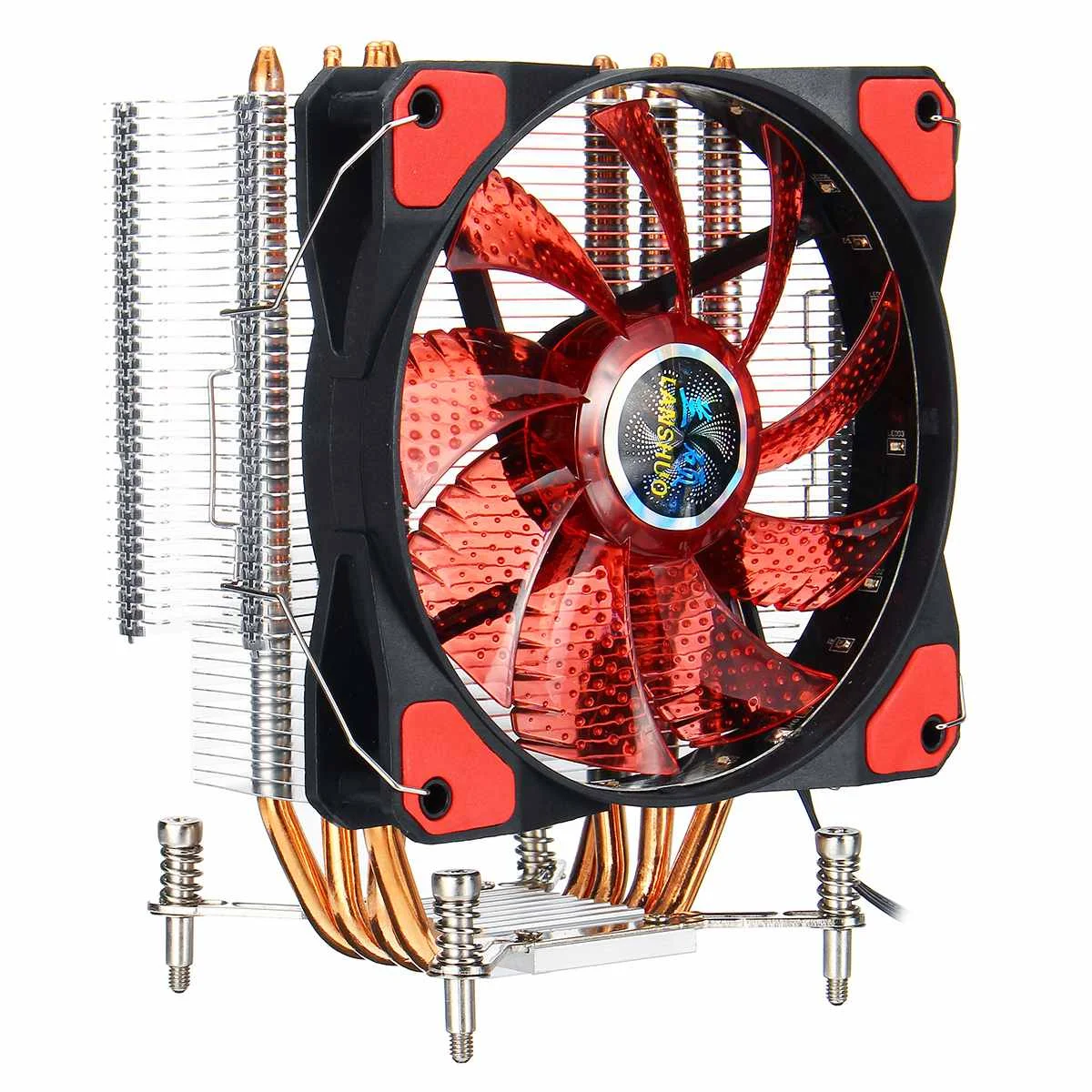 

4 Heatpipe CPU Cooler Fan For Intel LGA 2011 X79 X99 LED RGB Cooling Cooler Fan PC Computer Radiator Heatsink 3 Pin Cooling Fans