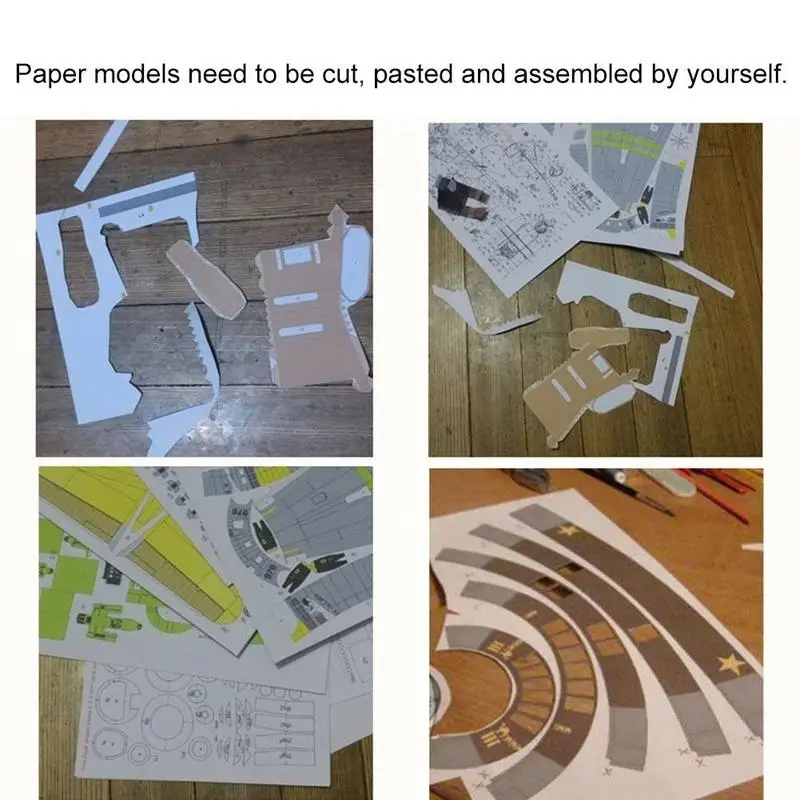 Набор бумажных 3D моделей для самостоятельной сборки в масштабе 1:47 игрушка модель