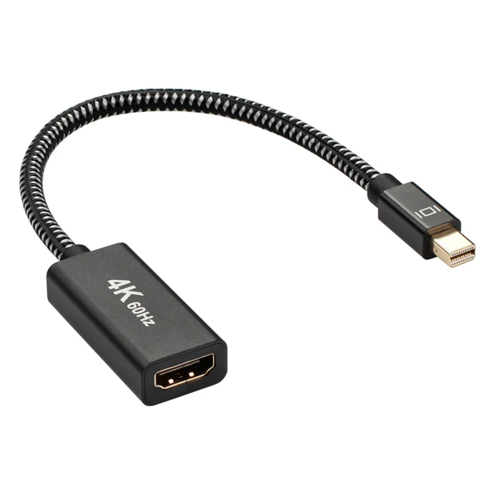 

Кабель-адаптер Mini DisplayPort 4K 60 Гц, Mini DP «папа»-HDMI «Мама», 0,2 м