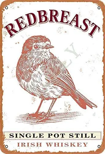 

Metal tin Sign Man cave Rules Bar Cafe Garage Wall Decor 8X12 Inches,Redbreast Irish Whiskey Single Pot Still Wall Art Decor