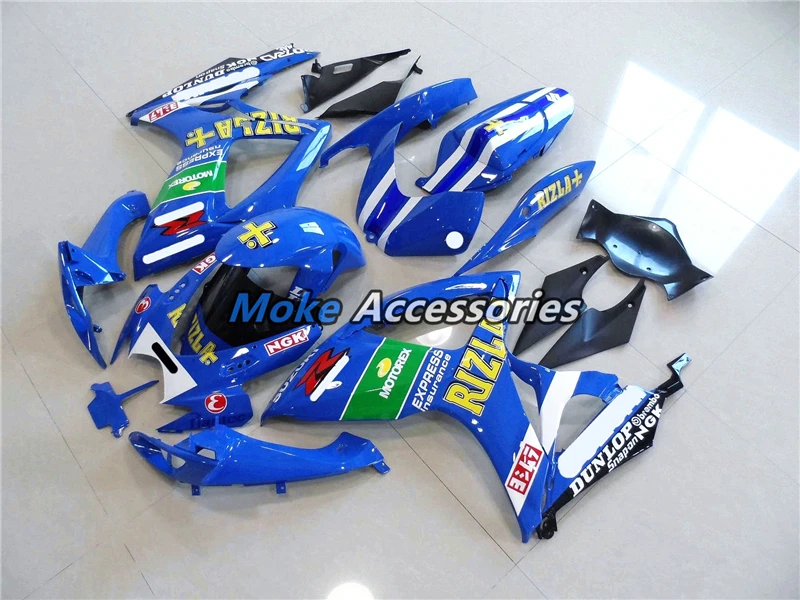 

Motorcycle Fairings Kit Fit For gsxr600/750 2006-2007 Bodywork Set High Quality Abs Injection New Blue Green