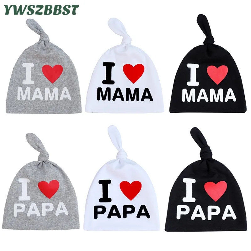Новые весенние хлопковые детские шапки шапка с хвостом для мамы и папы вязаная