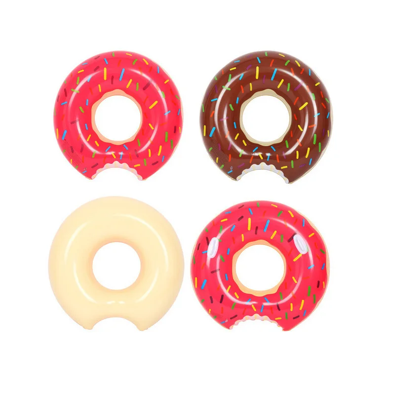 Надувное кольцо для пончика гигантский бассейн поплавок летние пляжные вечерние