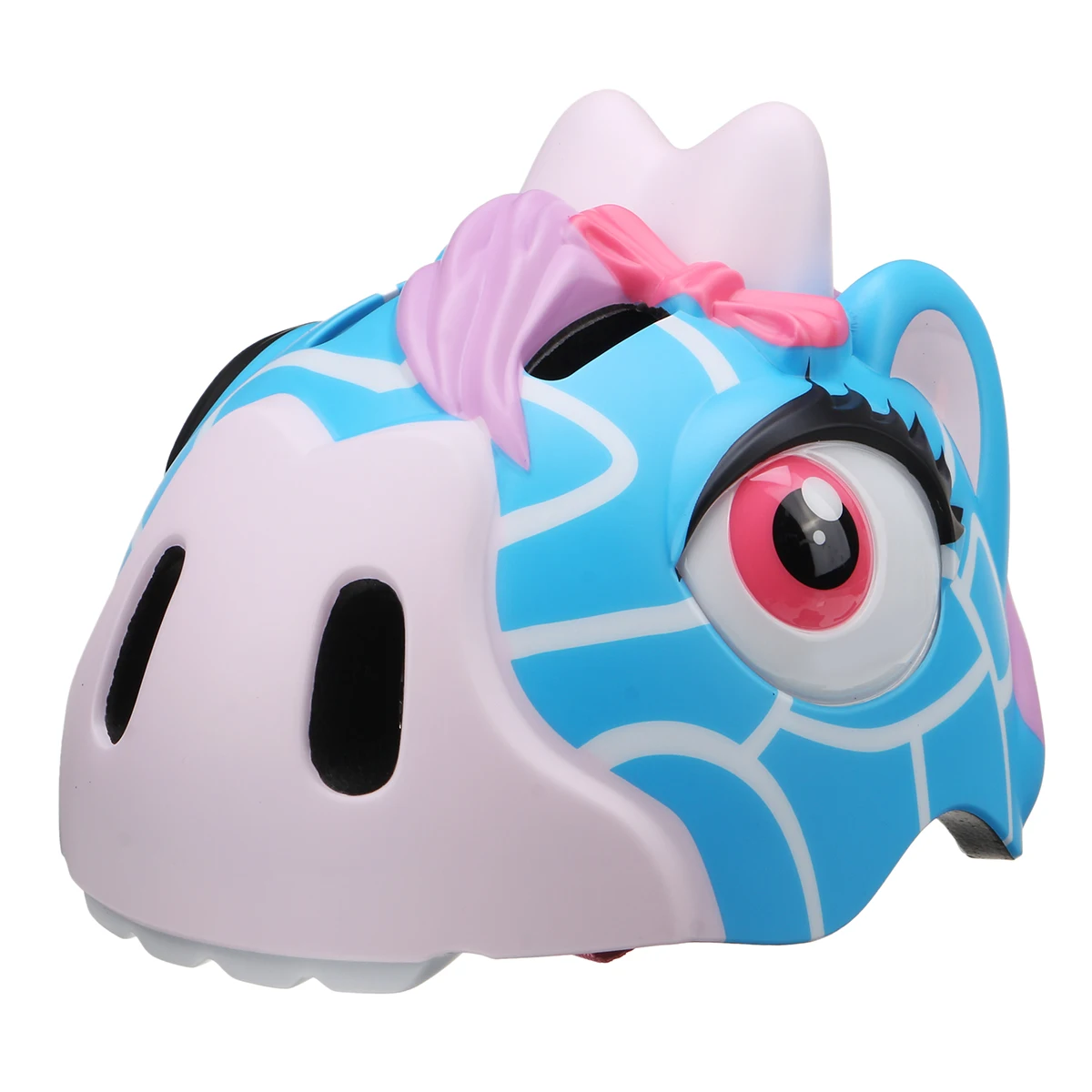 Rainbow horse blue Велосипедный Детский Светильник, кепка, шлем для скейтборда, детский безопасный шлем для животных 49-55 см, велосипедный шлем, велосипедные колпачки - Цвет: Rainbow horse blue
