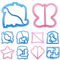 animals shapes lunch diy sandwiches cutter mould food cutting die bread biscuits mold children baking tools plastics mould