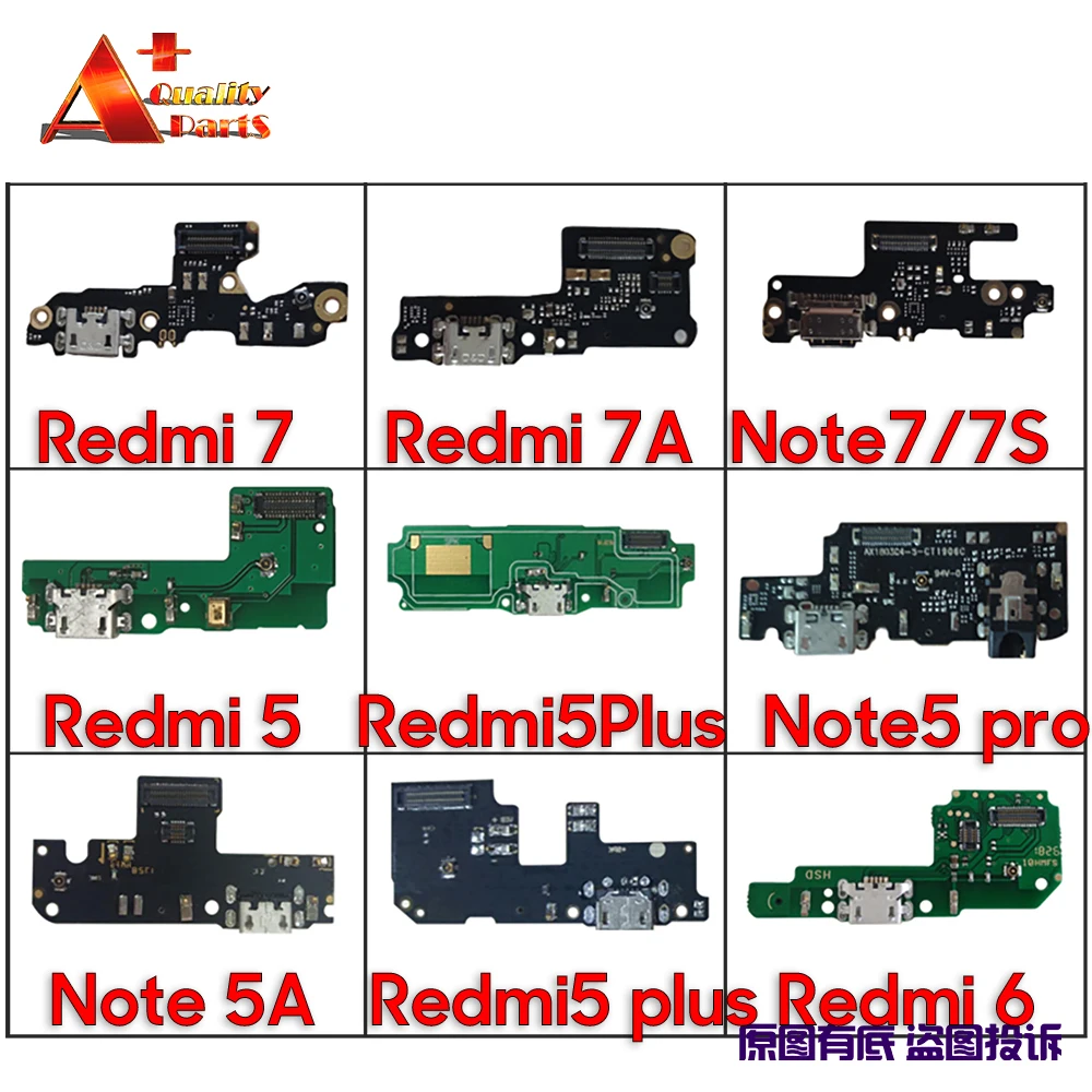Разъем для док-станции с микрофоном Redmi Note 9 9S 8 7 7S 6 5 Pro 8A 7A 6A 5A pro | Мобильные