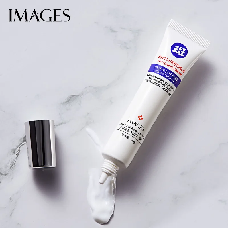 

Image beauty skin research, whitening and freckle cream, desalination, desalination, melanin, speckle and face cream.