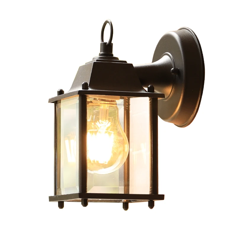 Американская черная уличная Солнечная лампа для двора водонепроницаемый