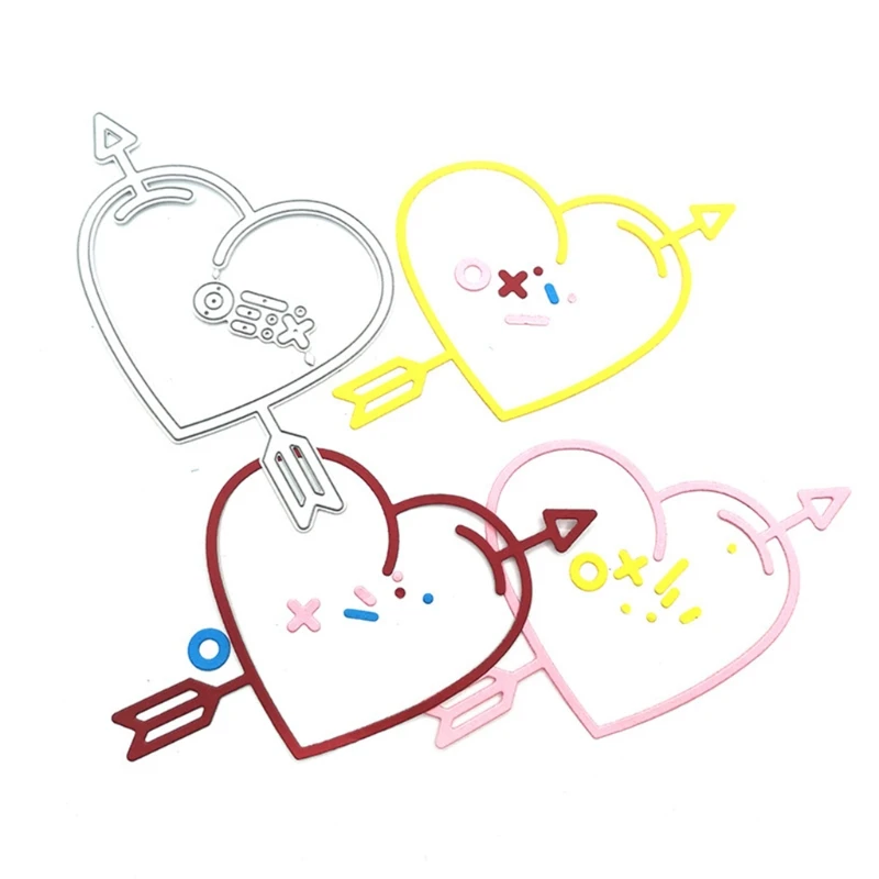 Ко Дню Святого Валентина элементы углерода Сталь Трафаретный вырубной штамп DIY