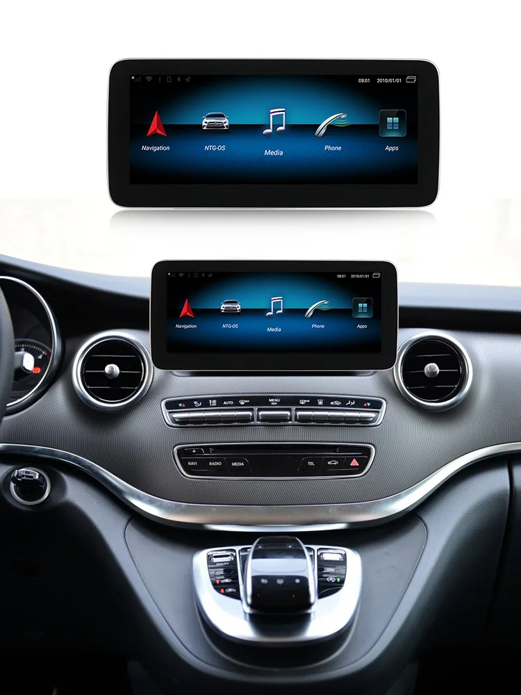 IPS Android 9.0 8Core 4+64G Car dvd radio multimedia Player GPS Navigation for Mercedes BENZ V CLASS 639 NTG 5.0