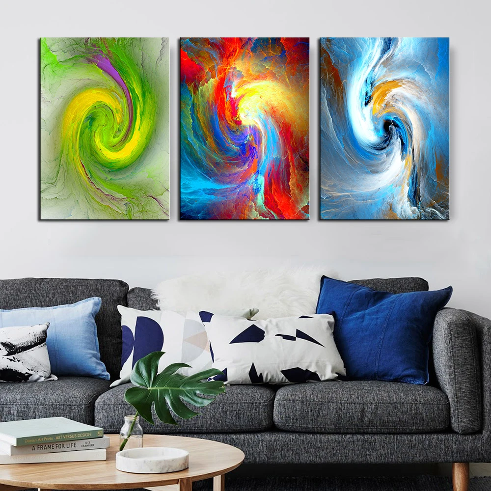 

3pc full set Picture abstract Modern painting NO-726494326 for home decor oil painting wall art print canvas No Framed
