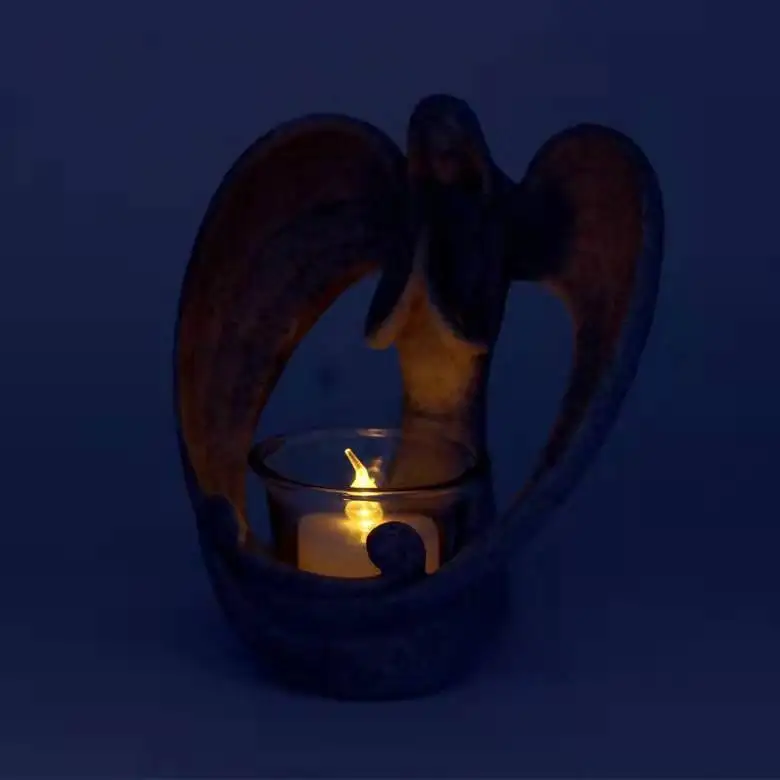 

Retro Angle Pray Candle Holder Nordic Home Decoration Decorative Candle Stick Holder Garden Decor Living Room Decor Accessories