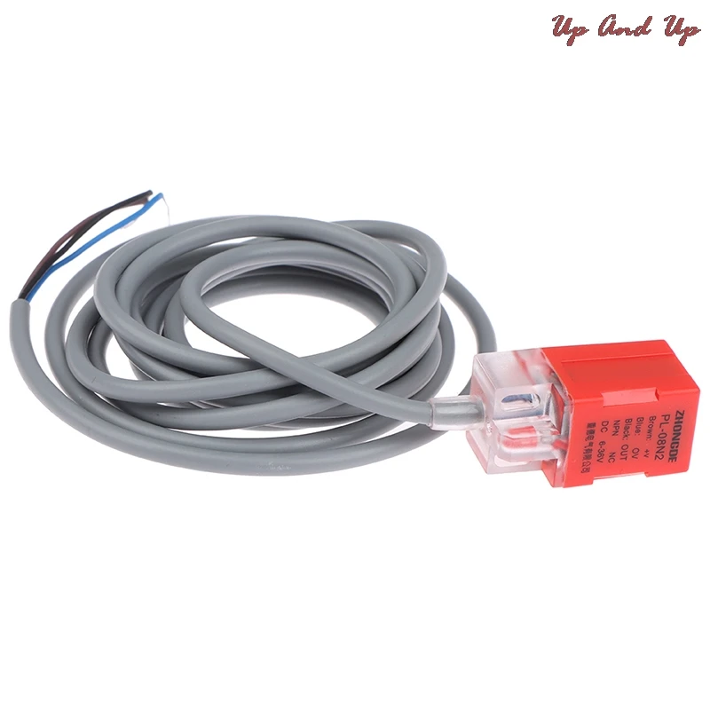 

1 шт. PL-08N2 датчик приближения Форме Призмы для индуктивного экрана Тип бесконтактный выключатель DC6-36V