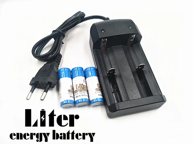 Литий ионная аккумуляторная батарея 14430 3 7 V 650mAh литий + зарядное устройство для