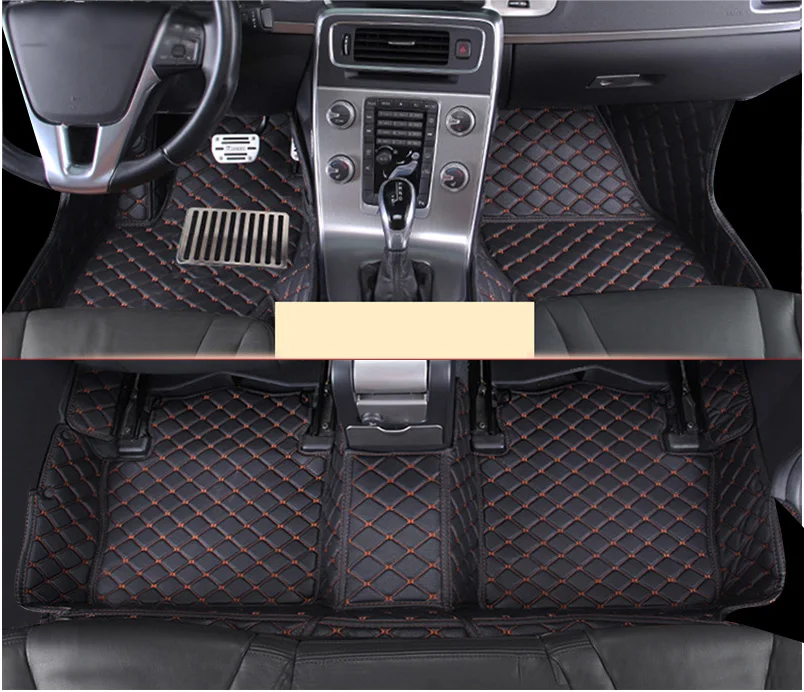 

leather car floor mat for volvo xc70 v70 2008 2009 2010 2011 2012 2013 2014 2015 2016 rug carpet interior accessories