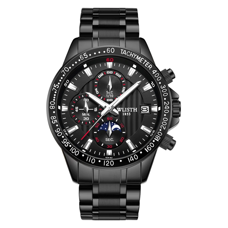 

Лучший бренд класса люкс 2020 Новый Для мужчин часы от топ бренда, роскошные золотые Нержавеющая сталь кварцевые часы Для мужчин Водонепроницаемый спортивные наручные часы