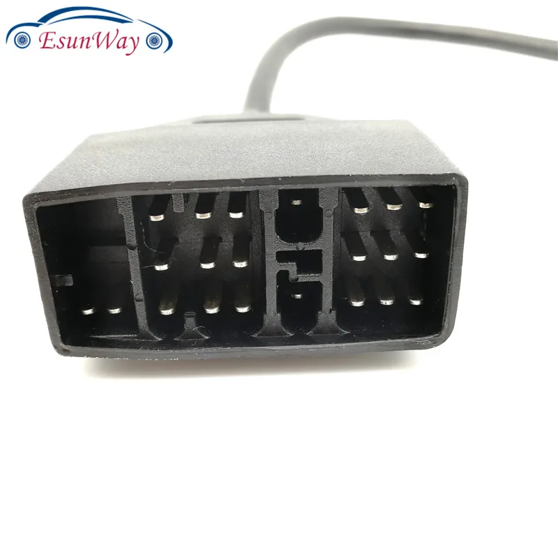 22pin к 16pin OBD1 для OBD2 Соединительный кабель адаптер OBD кабель для Тойота