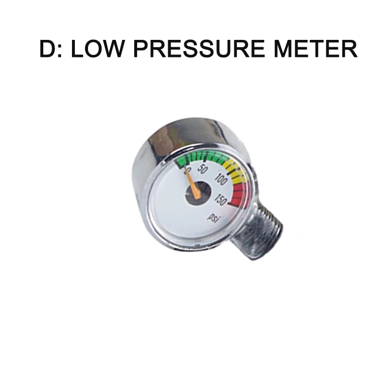 

Аксессуары для аквариума ZRDR CO2 манометр, манометр высокого и низкого давления для CO2 Регулятор Генератор аксессуары
