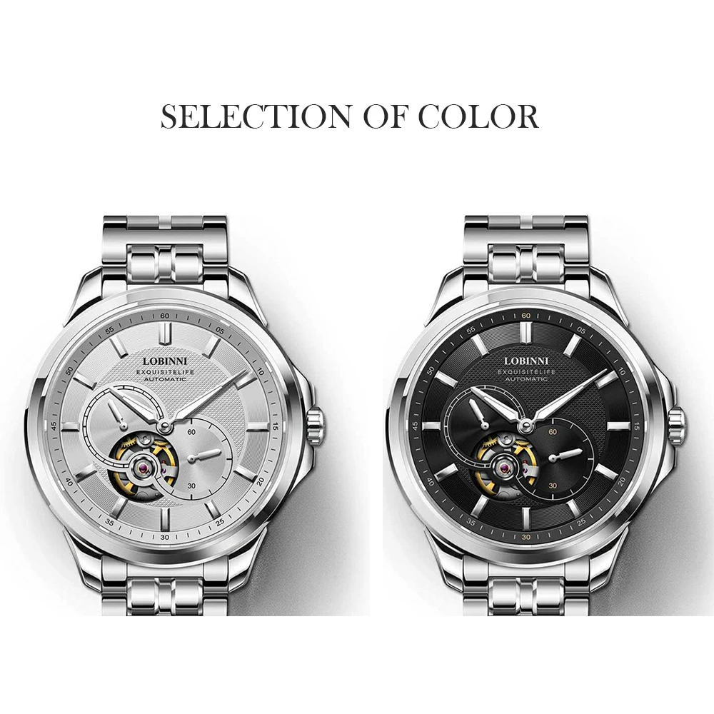 Швейцарские роскошные деловые мужские механические часы автоматические