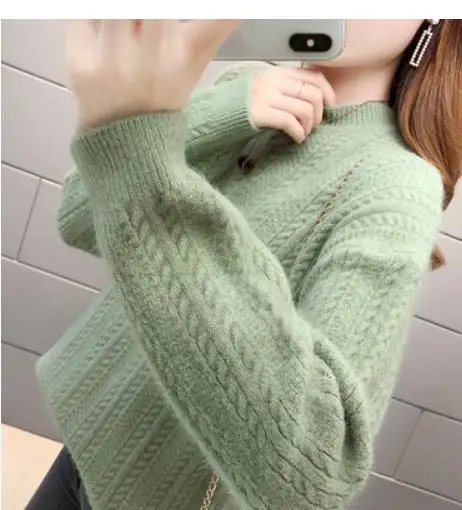 

2021 spring and autumn winter with New style fashion Long sleeve Women's Sweater coat