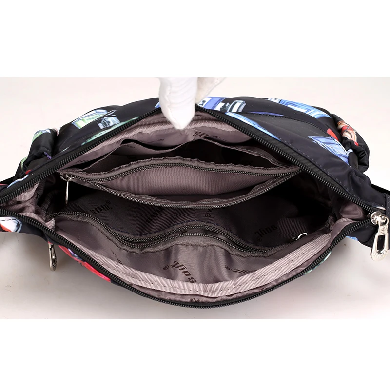 Модные новые сумки женские через плечо Летний стиль цветочные водонепроницаемые