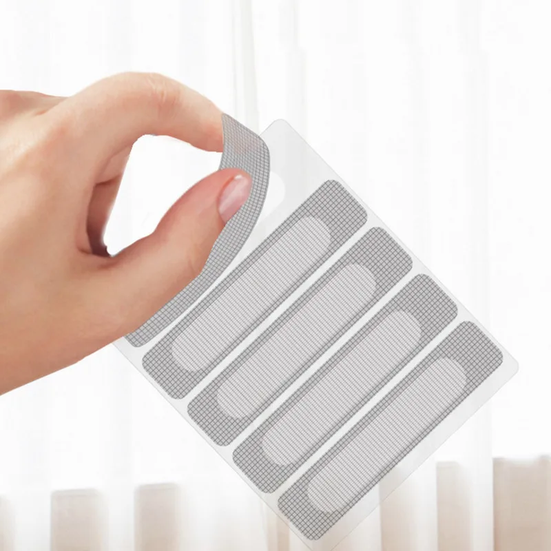 

5pcs/15pcs/25pcs/50pcs Door Window Mosquito Screen Net Repair Tape Patch Adhesive Anti-insect Fly Bug Window Repair Net