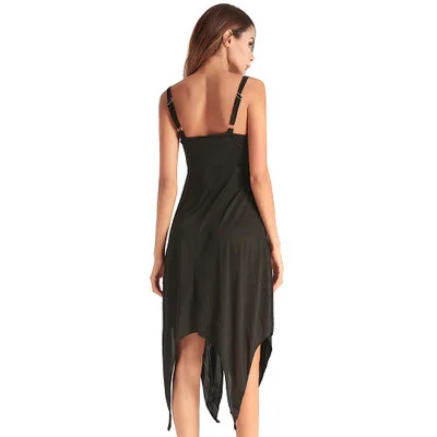 Женское летнее платье без рукавов с открытой спиной|Женские платья| |