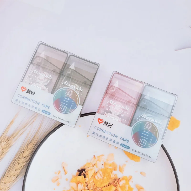 

Корректирующая лента 2 шт./компл. AIHAO 6665F, милый корректор, рекламный подарок, канцелярские принадлежности