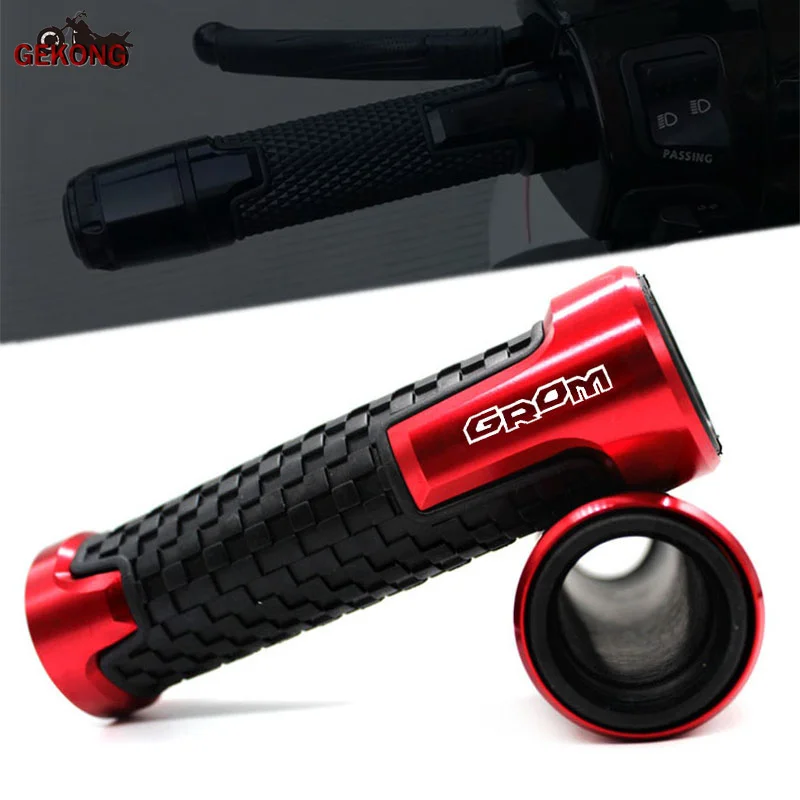 

Мотоциклетные аксессуары 7/8 дюйма, ручки, рукоятки, руль, концевой захват для Honda GROM MSX 125 2013 2014 2015 2016 2017