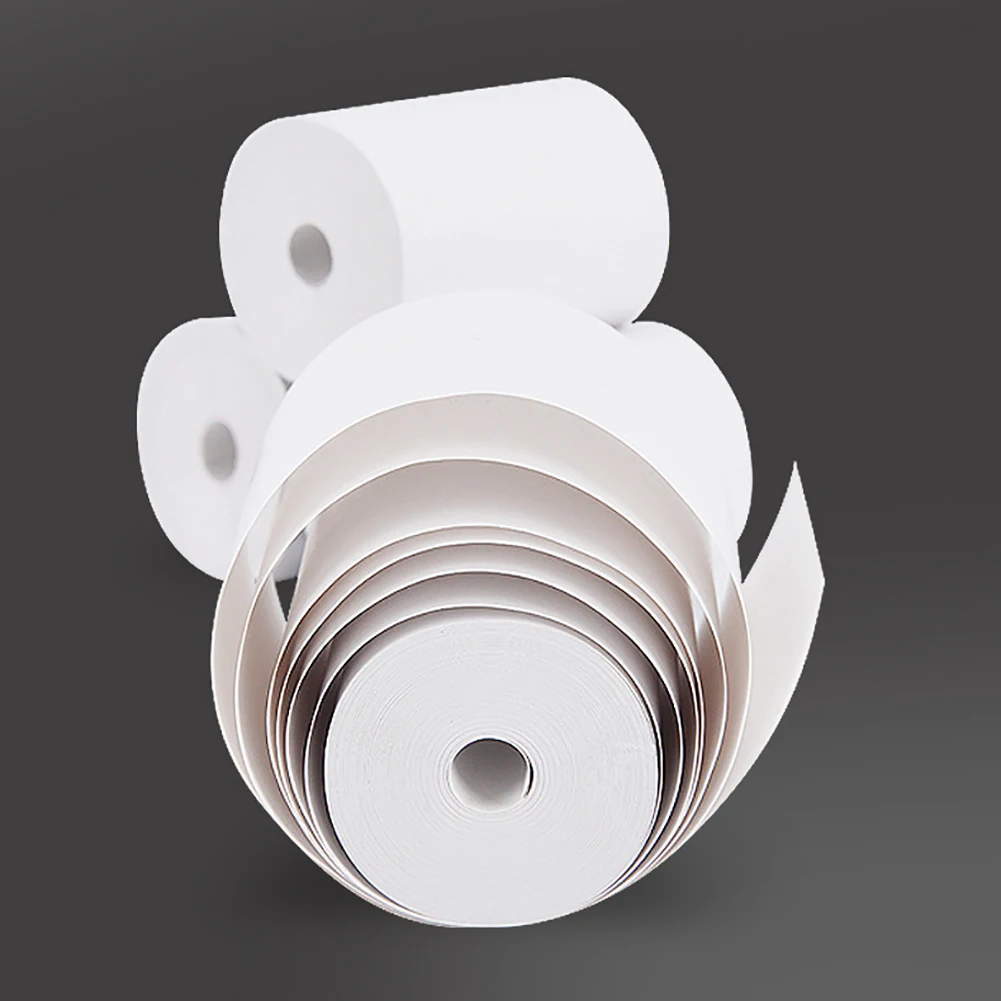 Портативный мини термопечатный стикер для квитанций рулон кассовой бумаги