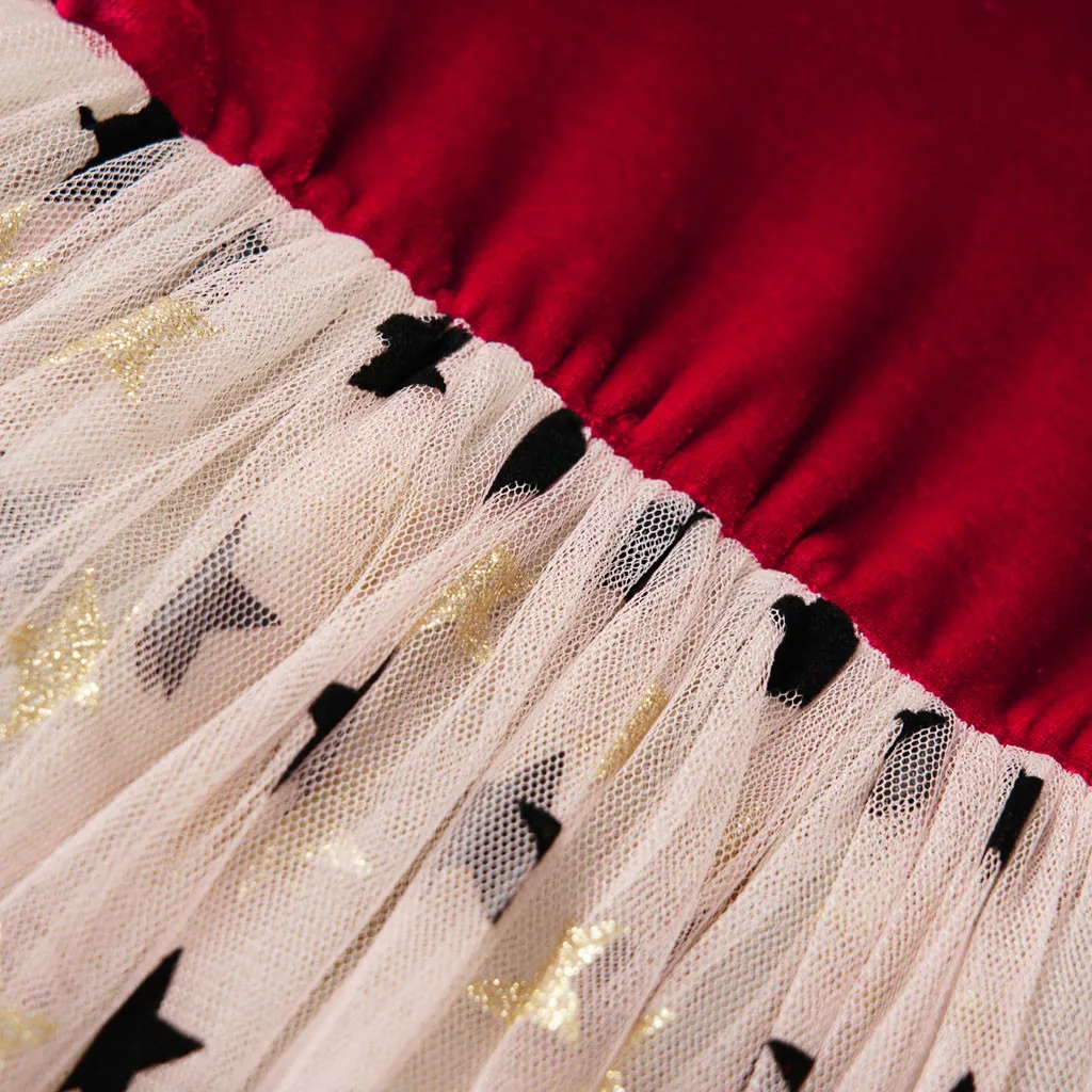 Одежда для маленьких девочек зимнее платье Детский комбинезон на Рождество топы