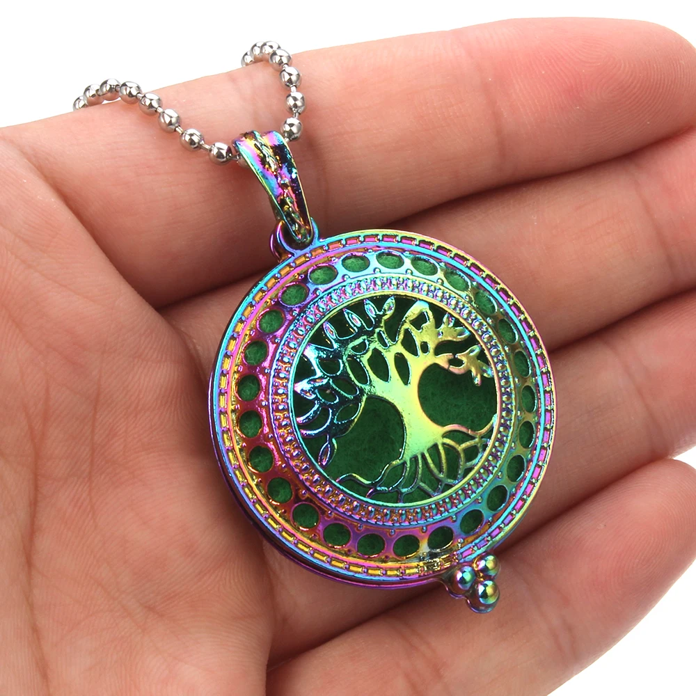 New Aromatherapy Jewelry Aroma Diffuser Necklace Pendant Open Perfume Locket Essential Oils | Украшения и аксессуары