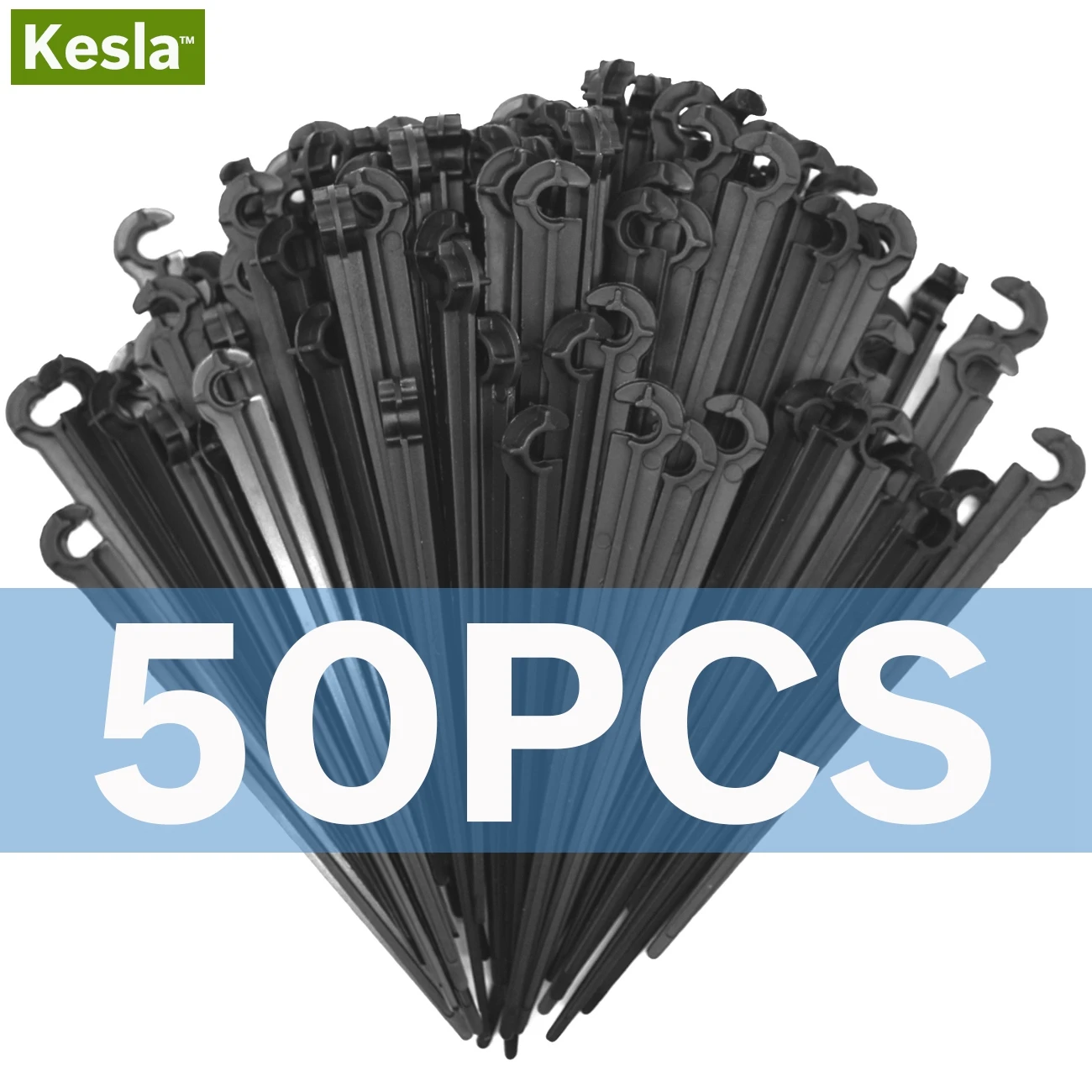 50 шт. прочный 1/4 ''c-тип крюка фиксированной стволовых Поддержка держатель столбы для 4/7 мм шланг фитинг капельного полива поливочная капельница излучатель