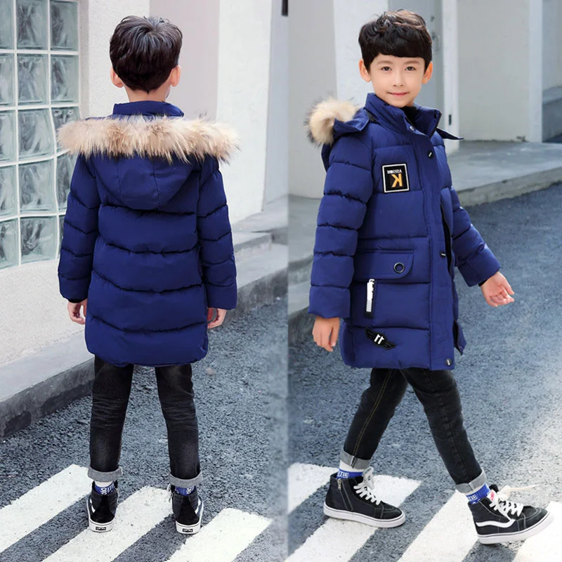 2022 New Winter Clothing Boys 4 Keep Warm 5 Children 9 Coat 8 Teens 10 to 15 Years Old Thicker Cotton Jacket -30 Degrees
