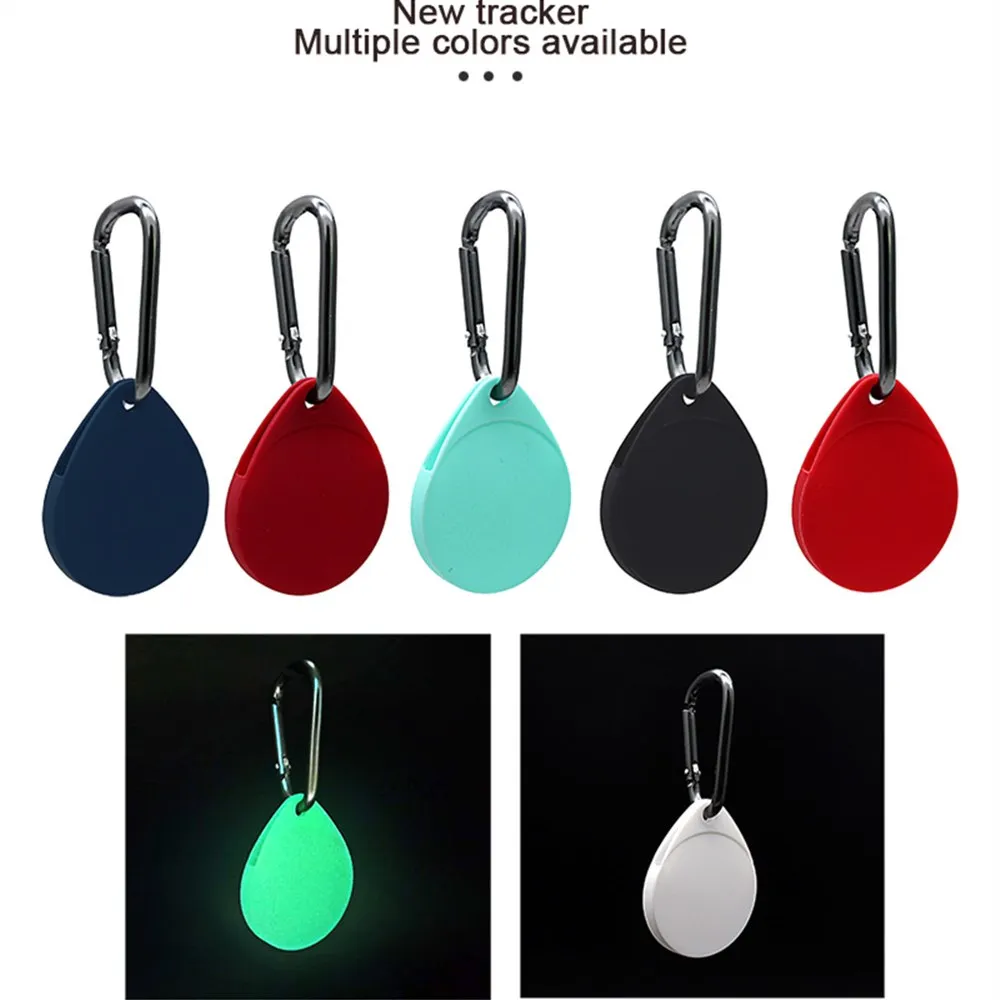 

Soft Silicone for Apple Airtags Locator Protector Case with Ring Buckle Sports Cute Anti-Lost Accessories for Airtag Tracker