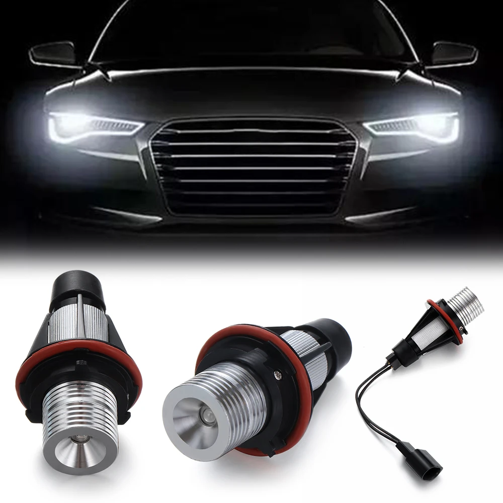 2 шт. авто лампы без ошибок Ангел глаз Halo Кольцо маркер автомобильный боковой