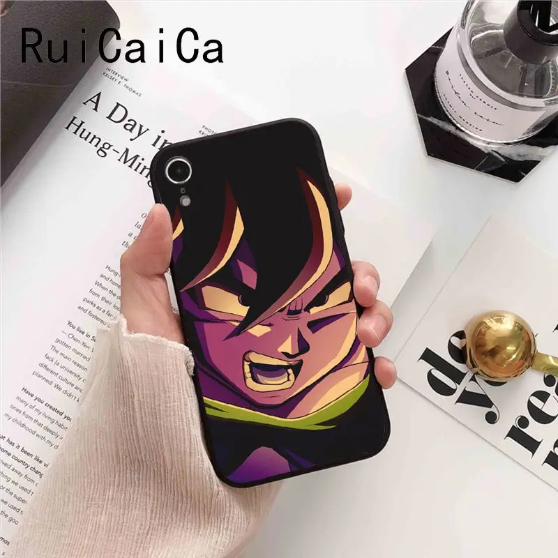 Ruicaica Dragon Ball Z Super DBZ Goku Модный чехол для телефона iPhone X XS MAX 6 6S 7 7plus 8 8Plus 5 5S XR |