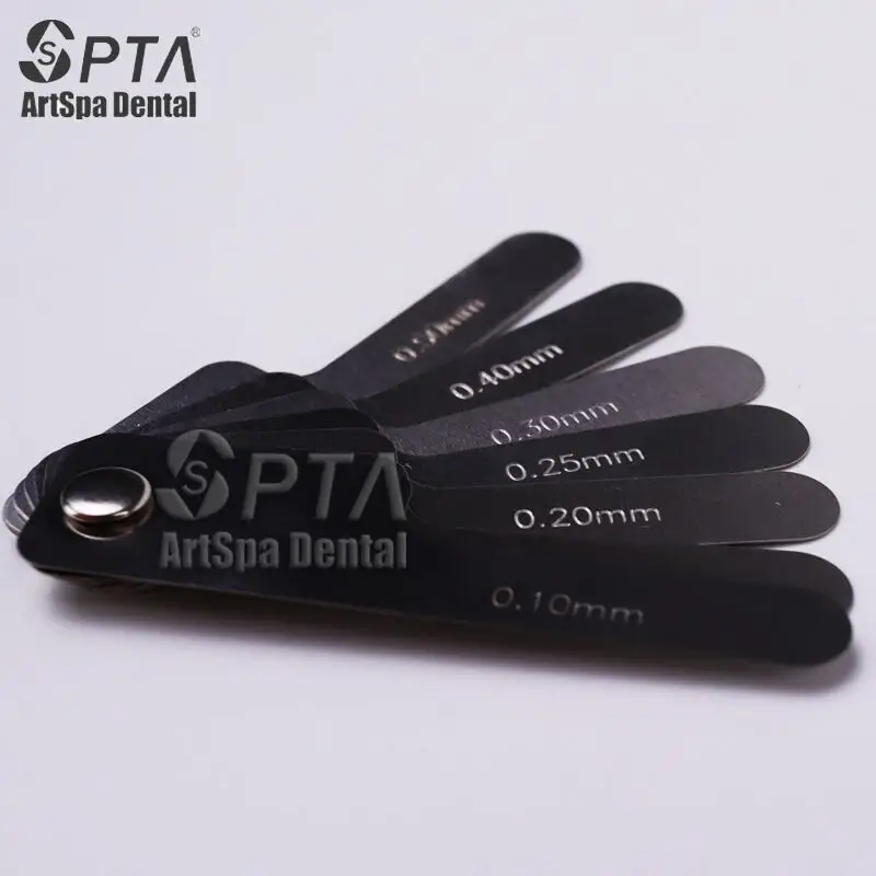 Dental Interproximal measuring ruler Measure Dentist Tooth Gap Stainless Steel Reciprocating IPR System Orthodontic Autoclave