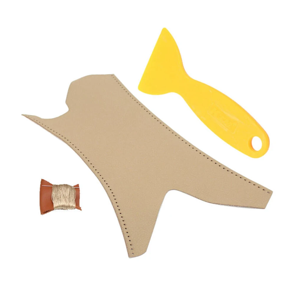 Чехол для ручки двери салона автомобиля кожаная панель с ручным шитьем