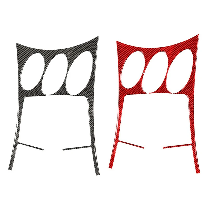 

Наклейка из углеродного волокна для Nissan 350Z 2006-2009, декоративная наклейка для радио, кондиционирования воздуха, панели консоли