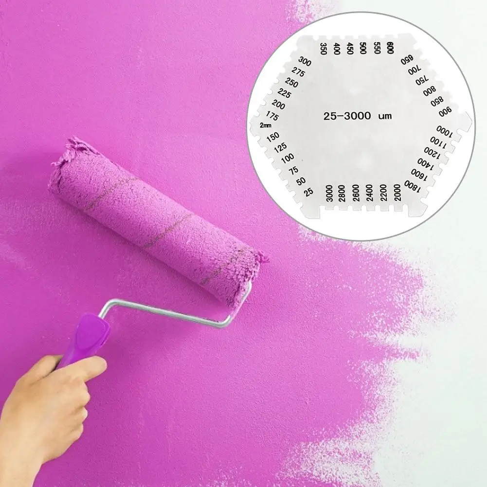 Высокоточная расческа из нержавеющей стали с шестигранной влажной пленкой для