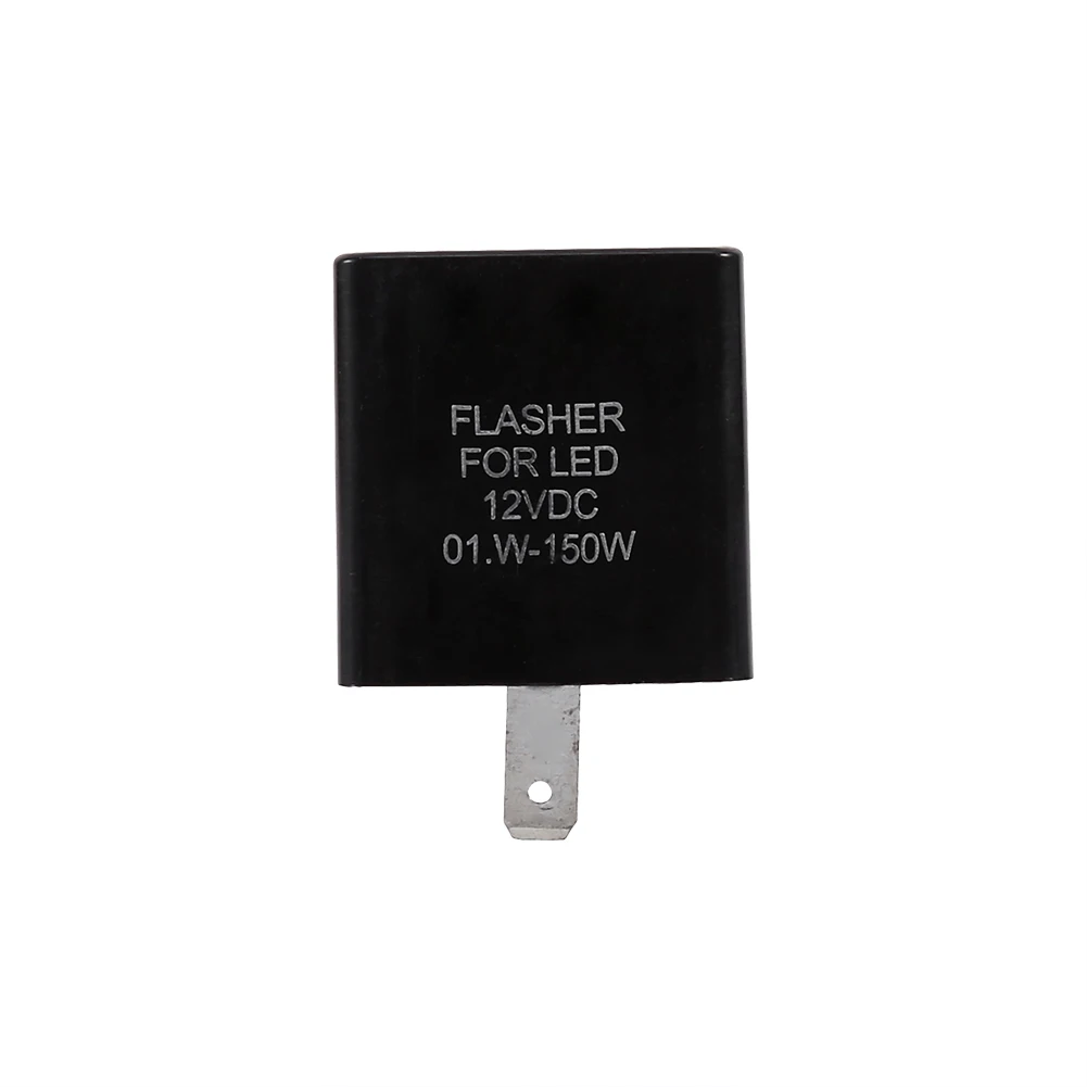 1 pcs 12V 2 Pin Black LED Flasher Blinker Turn Signal Relay Motorcycle Indicator Light advanced SMD chip | Автомобили и мотоциклы