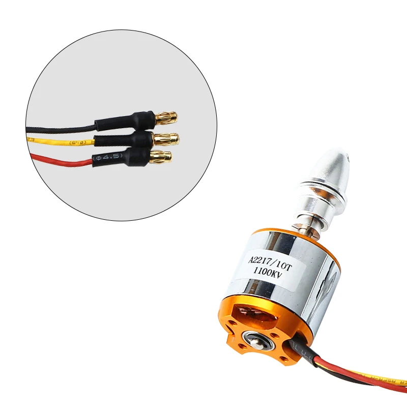 Новый A2217 2217 1100KV мотор крепление Outrunner бесщеточный для RC самолет с неподвижным