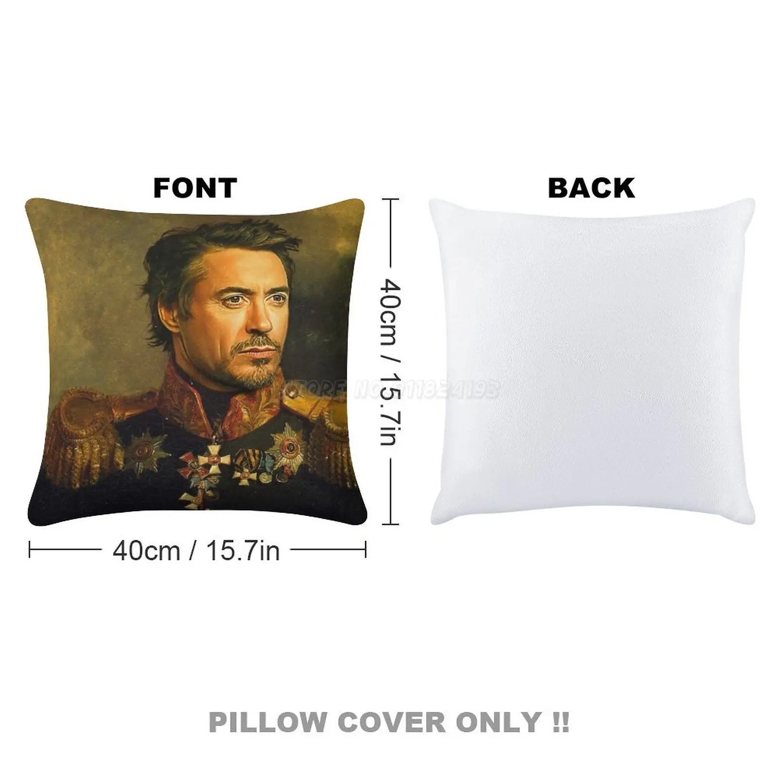 Роберт Дауни-младший-Чехол на подушку с блестками замену 40 см x Дауни младший