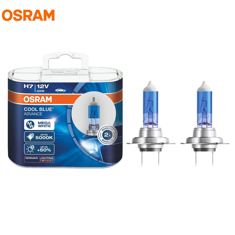 OSRAM H7 12V 55W 5000K 62210CBA PX26d ксеноновая галогенная лампа автомобильная фара