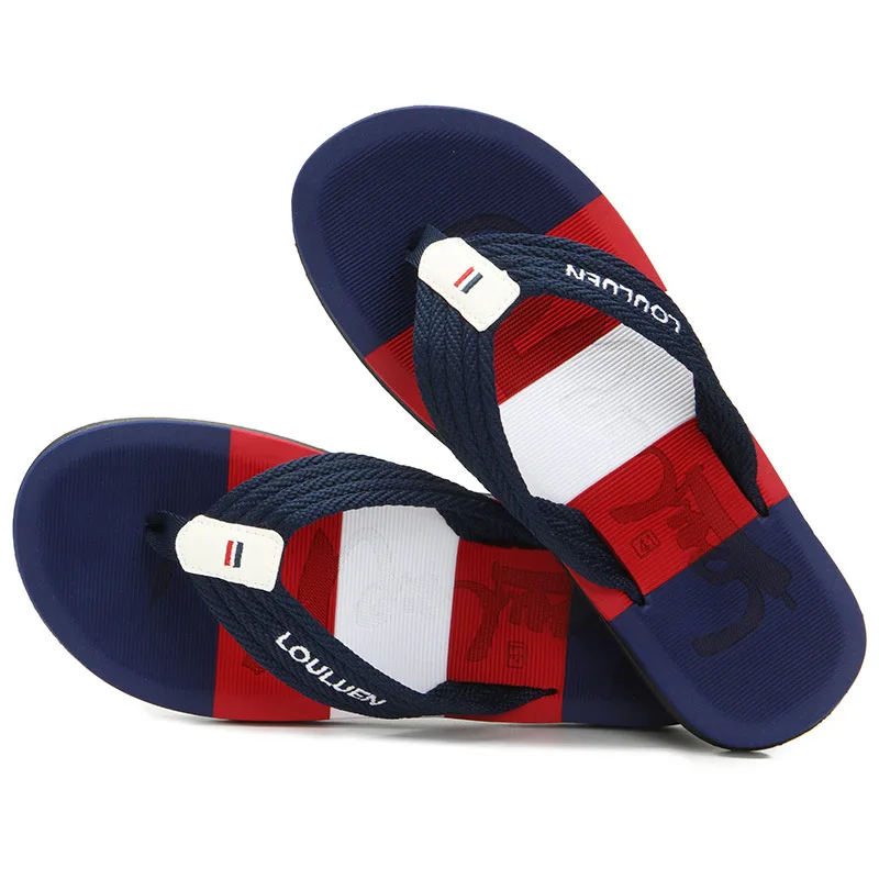 

Summer Men's Slippers Men 2021 New High Quality Brand Designer Comfortable Soft Flip-flops Unisex Beach Shoes Outdoor Sandals